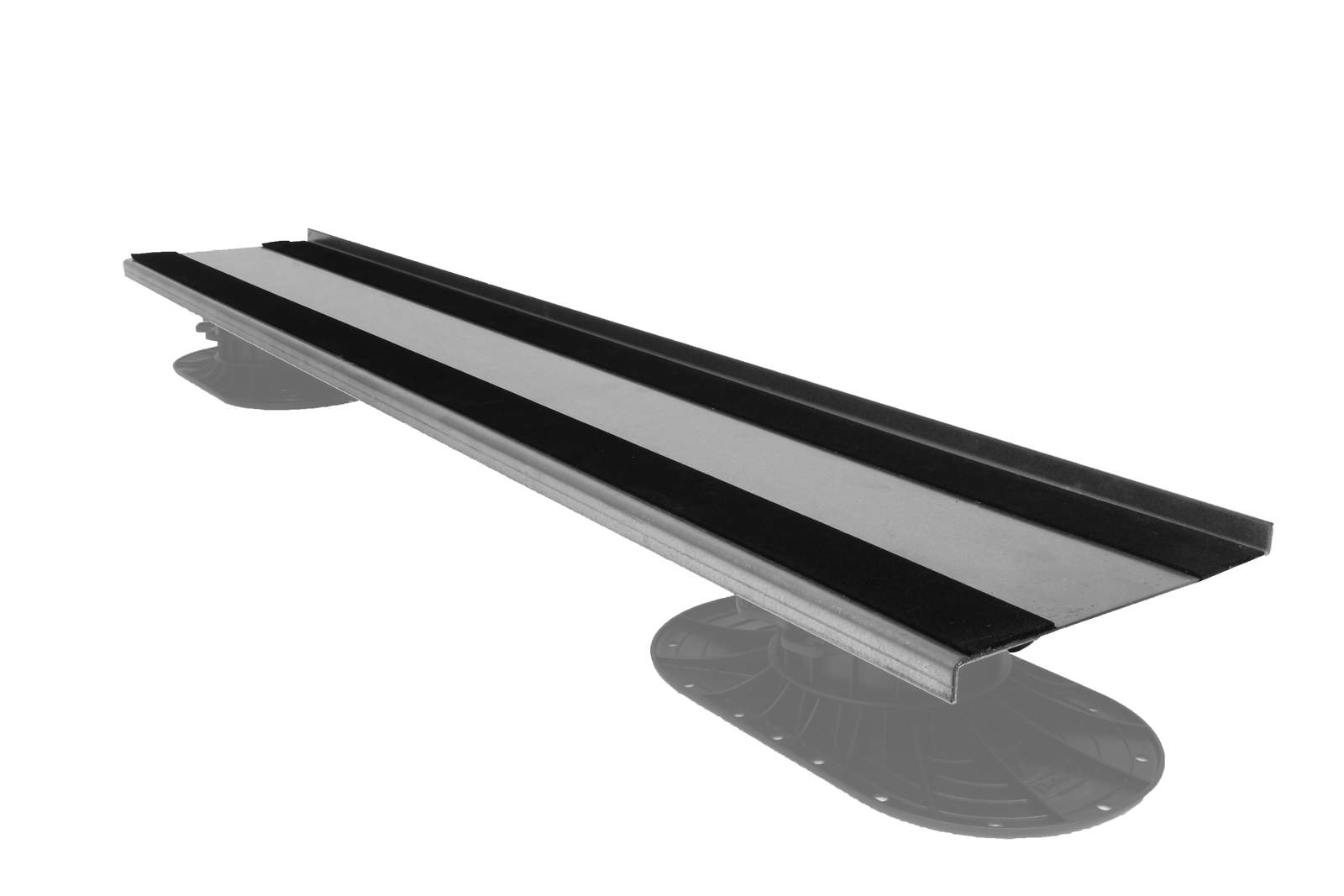 ZinCo Elefeet Gehrungs- und Randauflager Länge ca. 2 m, Breite ca.17 cm