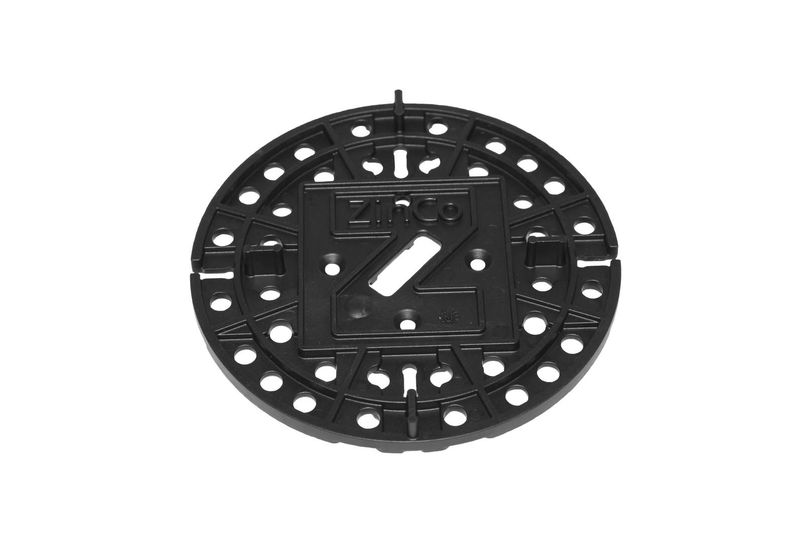 ZinCo Elefeet Schienen-Auflageteller mit Fugenteiler und Schrauben, Pack à 50 St.