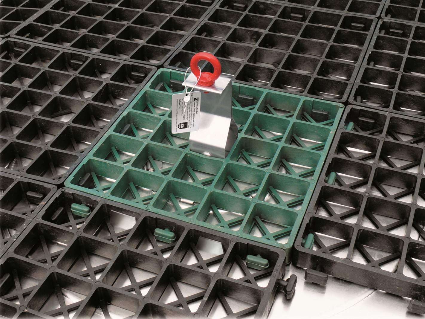 ZinCo Fallnet SR, Anschlageinrichtung mit Rasterelementen 2,00 x 2,67 m