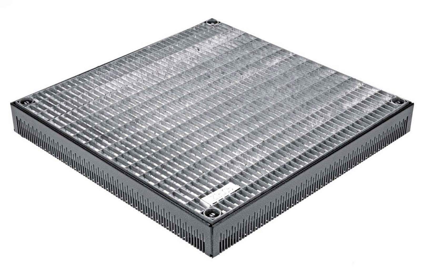 ZinCo Terrassenrost TR-H 50 x 50, höhenverstellbar von 65 bis 95 mm