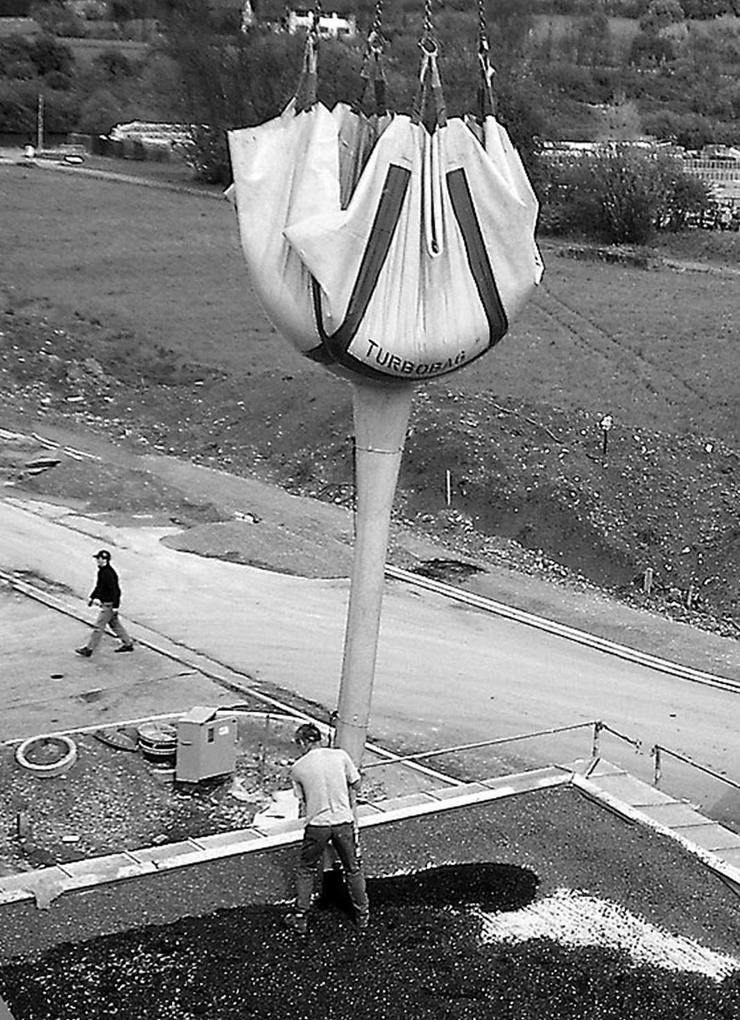 ZinCo Turbobag, flexibler Schütt- behälter, Planengröße 5 x 5 m