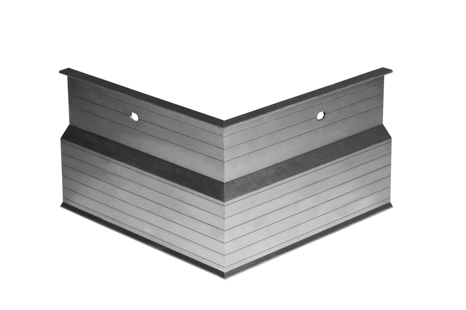 ZinCo Klemmprofil AP 150, 90° Außenecke, Höhe ca. 150 mm