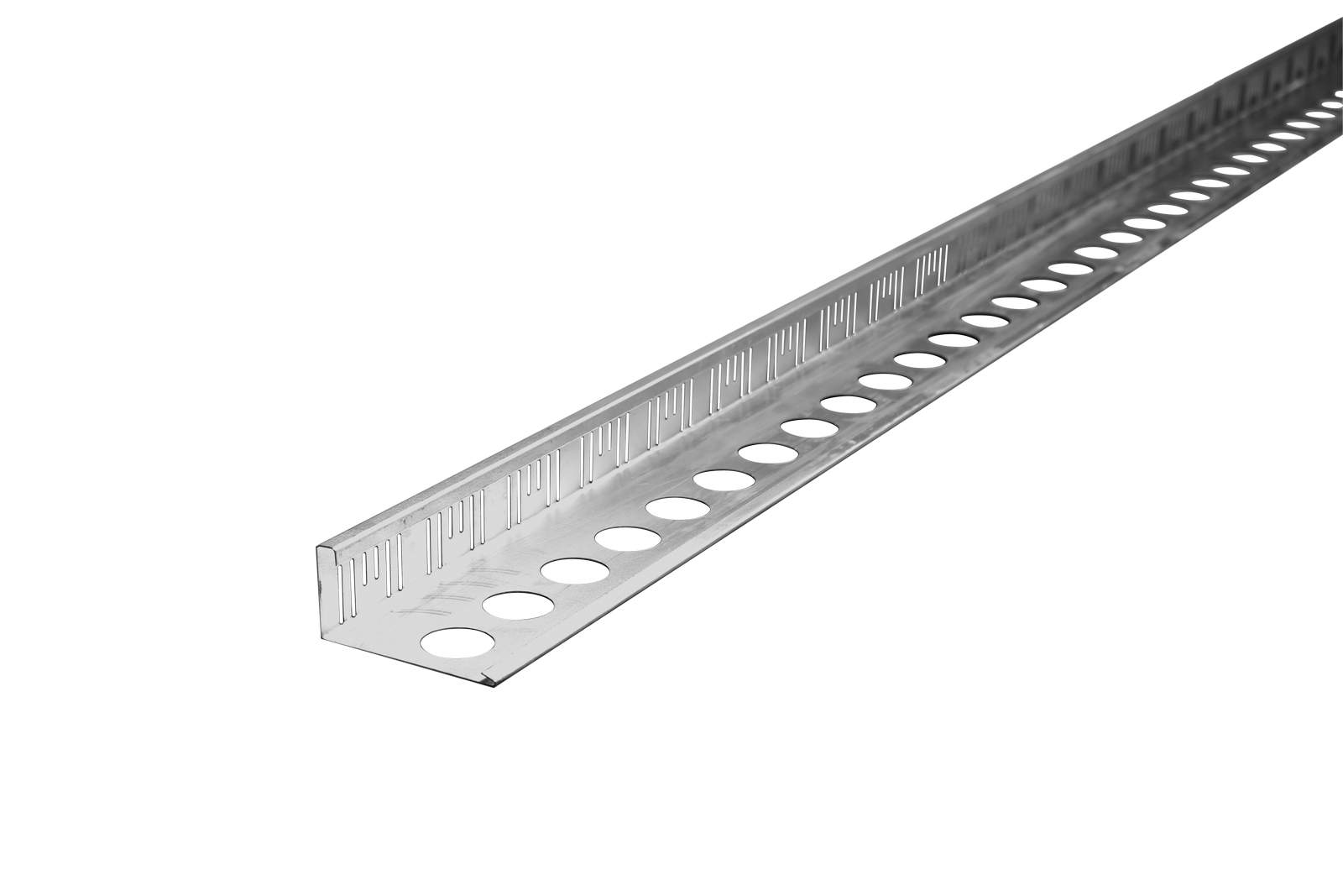 ZinCo Dachtraufprofil DP 55-E, Höhe 55 mm, Länge 3 m, Edelstahl 0,8 mm