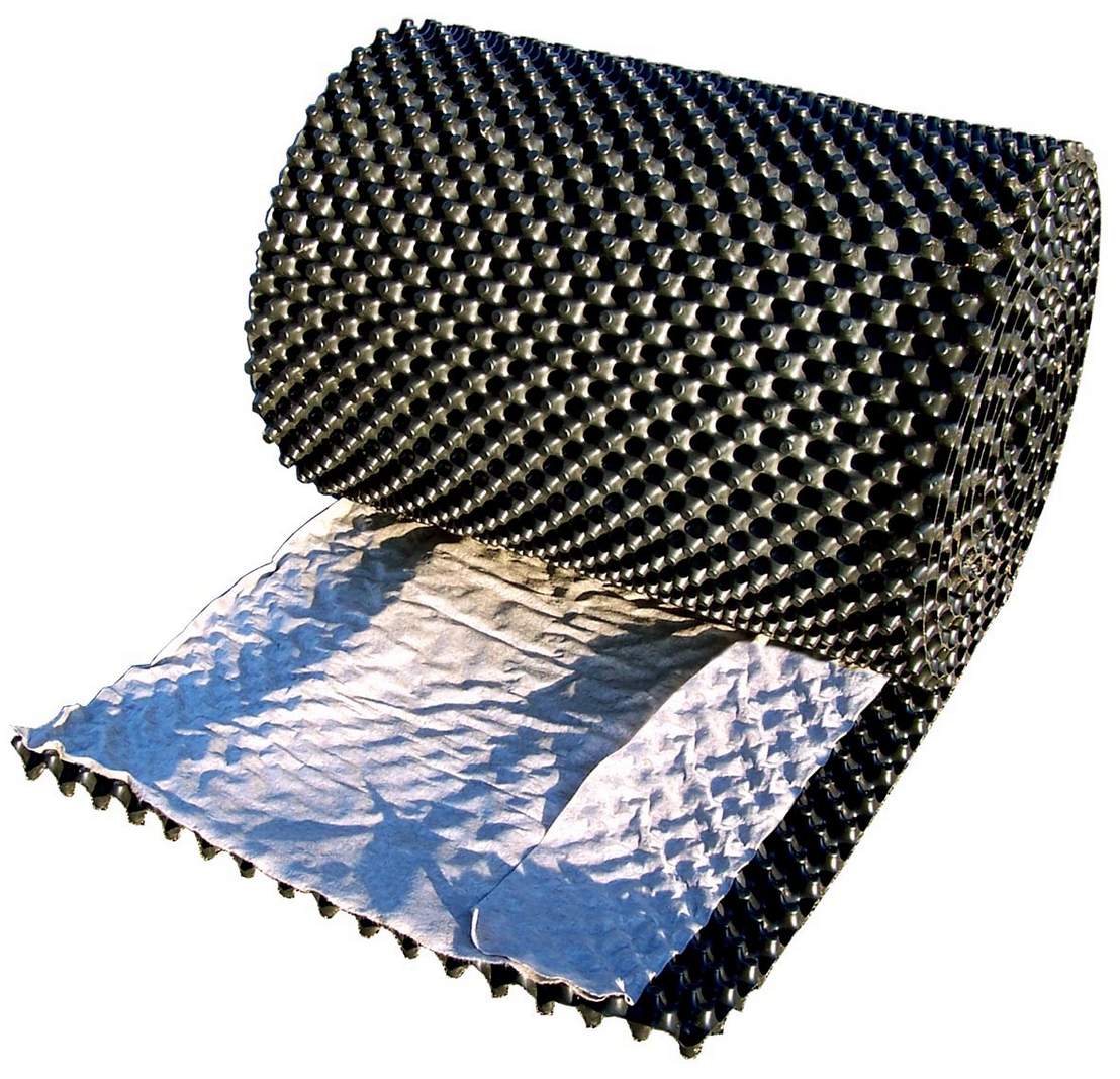 ZinCo Floradrain FD 40-RV, Rolle m. Vlies, 0,94 x 10,70 m, Höhe ca. 40 mm