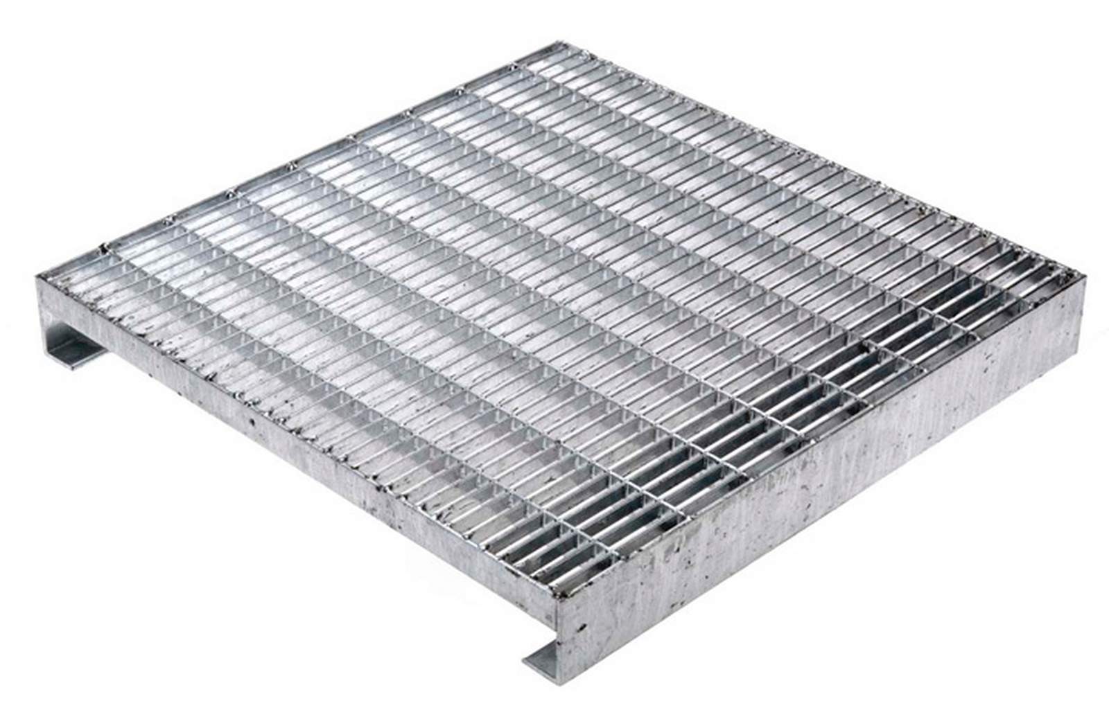 ZinCo Terrassenrost TR-F 40 x 40, Fixhöhe 5 cm, Außenmaß ca. 40 x 40 cm