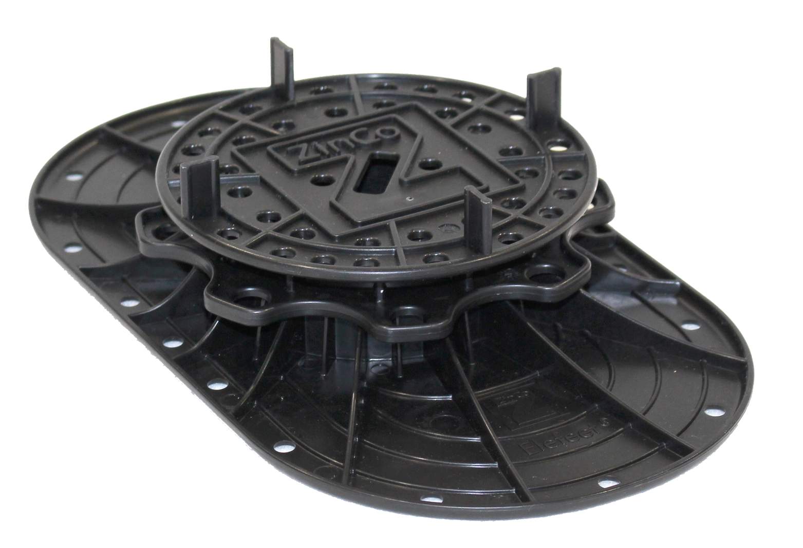 ZinCo Elefeet E38, Stelzlager für Beläge, höhenverstellbar 38 - 60 mm