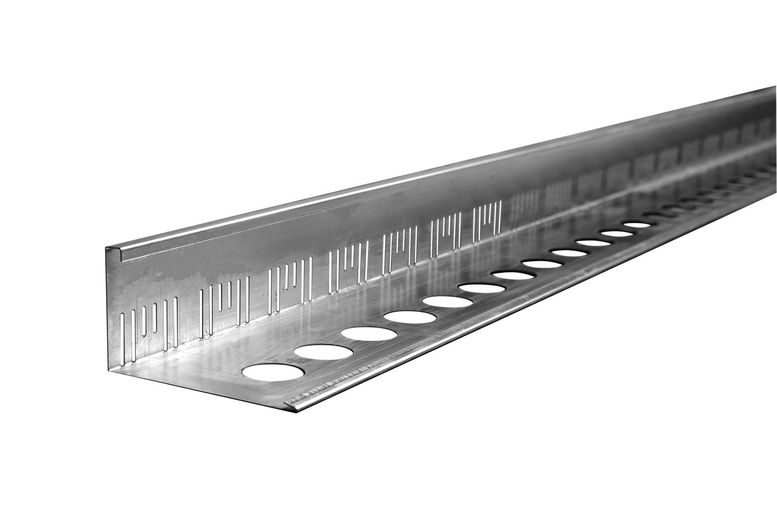 ZinCo Dachtraufprofil DP 80-E, Höhe 80 mm, Länge 3 m, Edelstahl 0,8 mm