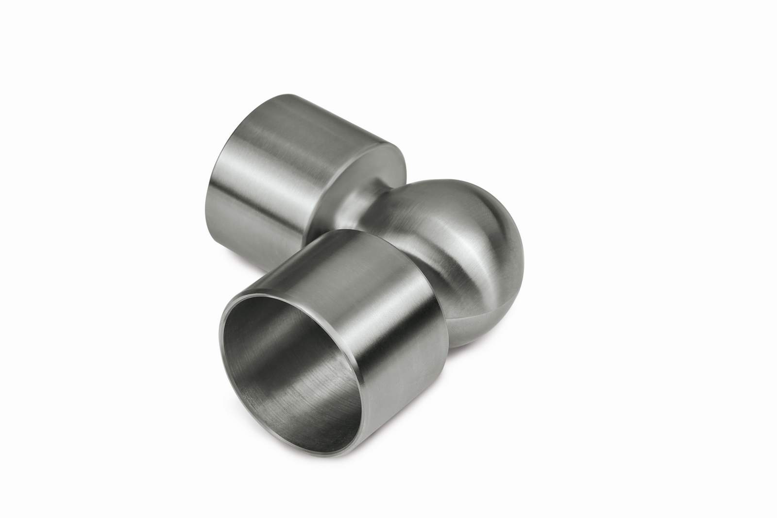 ZinCo Eckverbinder aus Edelstahl, passend für Geländer-Handlauf